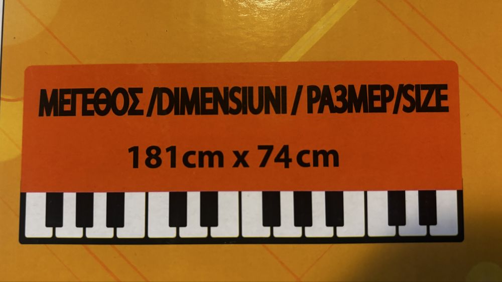 Covor pian gigant "Gigantic Keyboard Playmat"