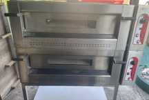 Cuptor Empero profesional pizza pe gaz, 2 unitati, inox, 6 pizza 30cm