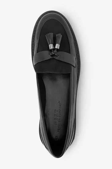 Vand Pantofi Negri noi - Loafers de la Next UK marimea 42