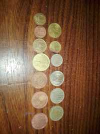 Лот монети от социализма -1ст,2ст,5ст,10ст,20ст,1лв
