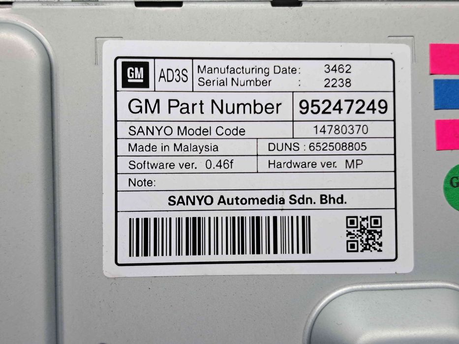 Display bord Chevrolet Cruze (J300) [Fabr 2010-2016] 95247249