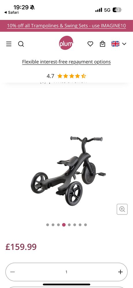 Детска Триколка 4 в 1 Globber