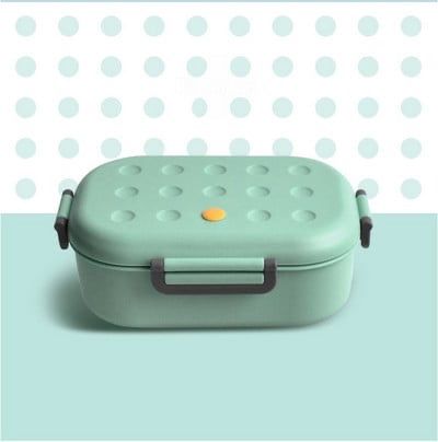 Кутия за храна, С отдушник, Вакуум вентил, С дръжка, 1.2л, Зелен