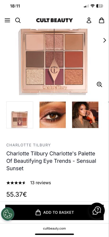Само днес 87лв. Charlotte’s Palette Trends, Benefit Hoola