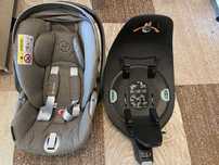 Scoica auto Cybex Platinum - Cloud Z i-Size Soho Grey + Baza Z