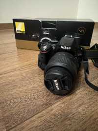 Nikon D5100 cu obiectiv 18-55mm incarcator baterie geanta de transport