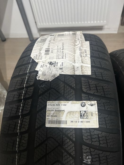 275 45 R20 runflat * pirelli scorpion winter omologate BMW