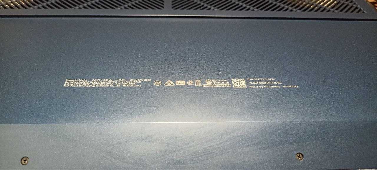 Игровой ноутбук Hp Victus 16 1122tx
