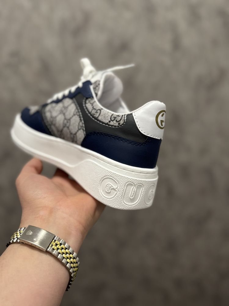 Adidasi Barbati Gucci Blue Navy & White!