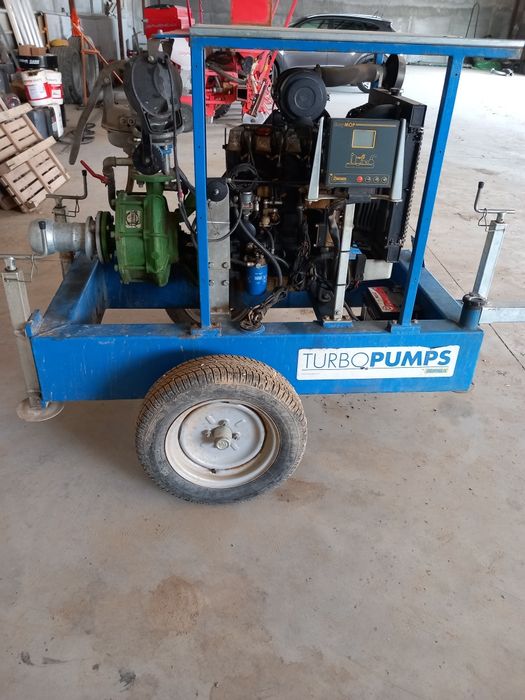 Motopompa pentru irigat.