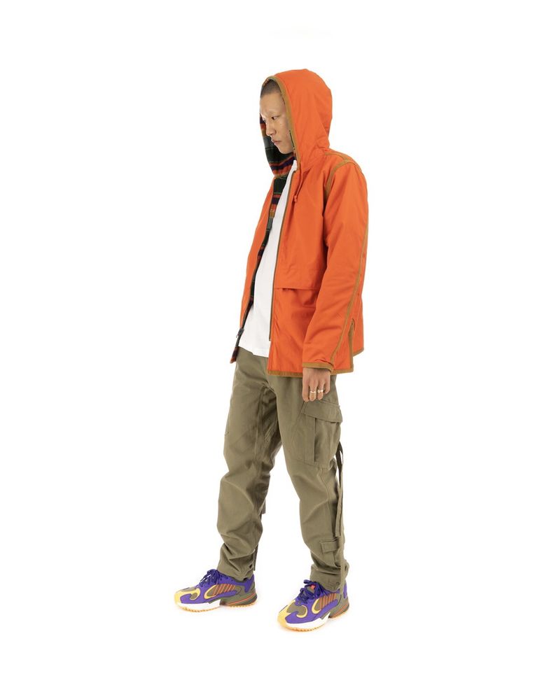 Element x Nigel Cabourn Alder Reversible Blanket Fleece Jacket - M