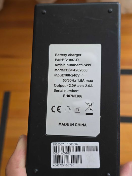 Încărcător bicicleta electrica BMZ