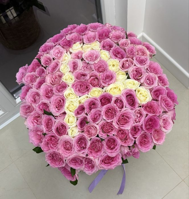 101 роза с буквой А