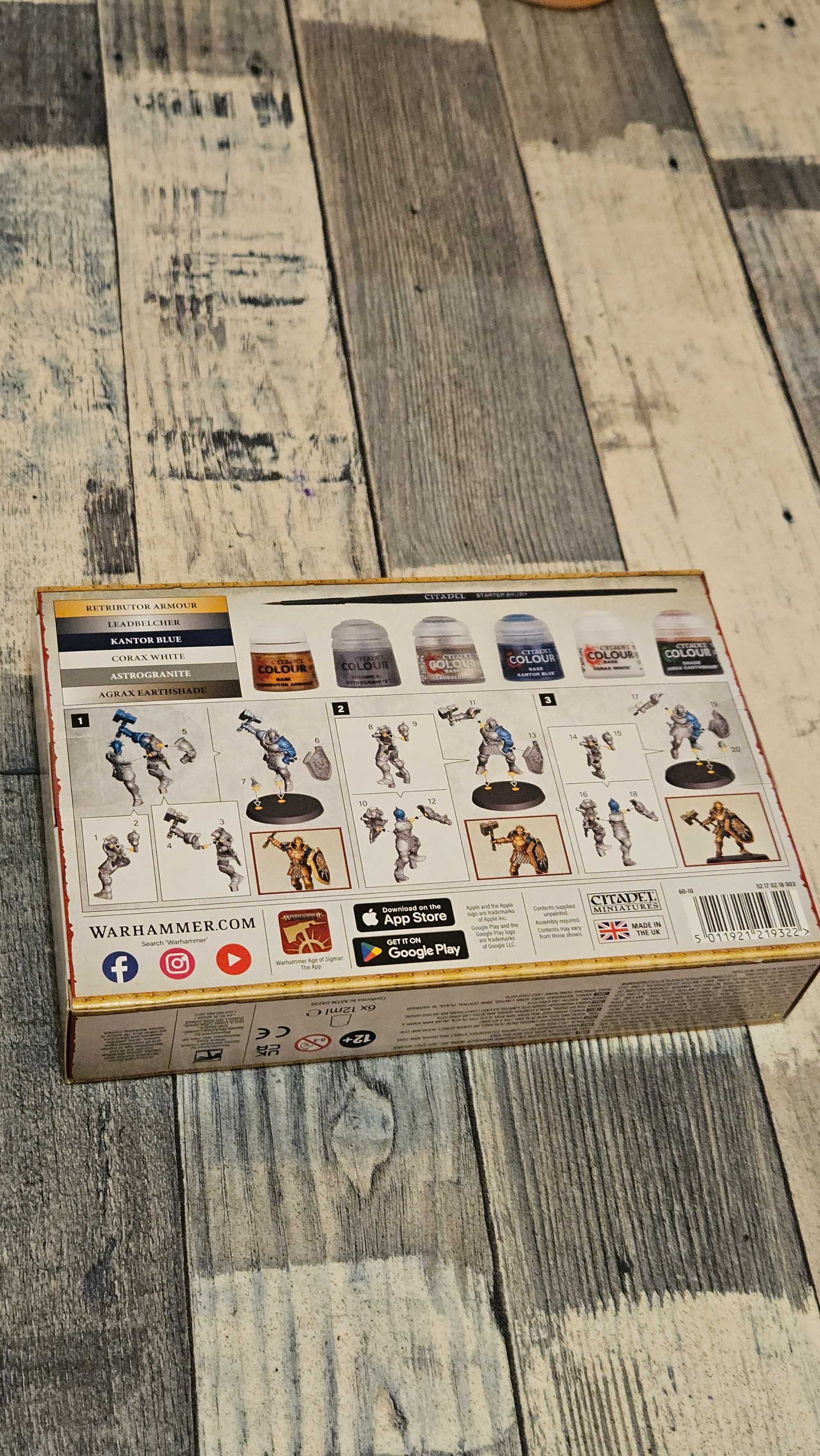 Warhammer Age of Sigmar, Stormcast eternals (Paint set +3 миниатюри)