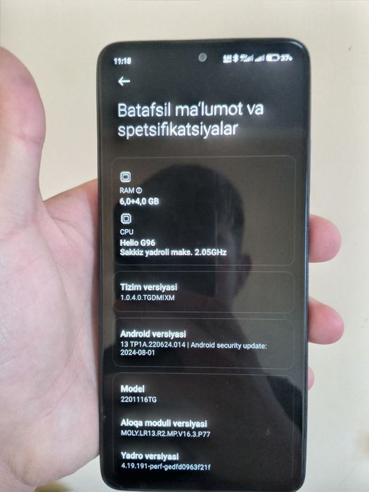 Redmi note 11 pro 5G