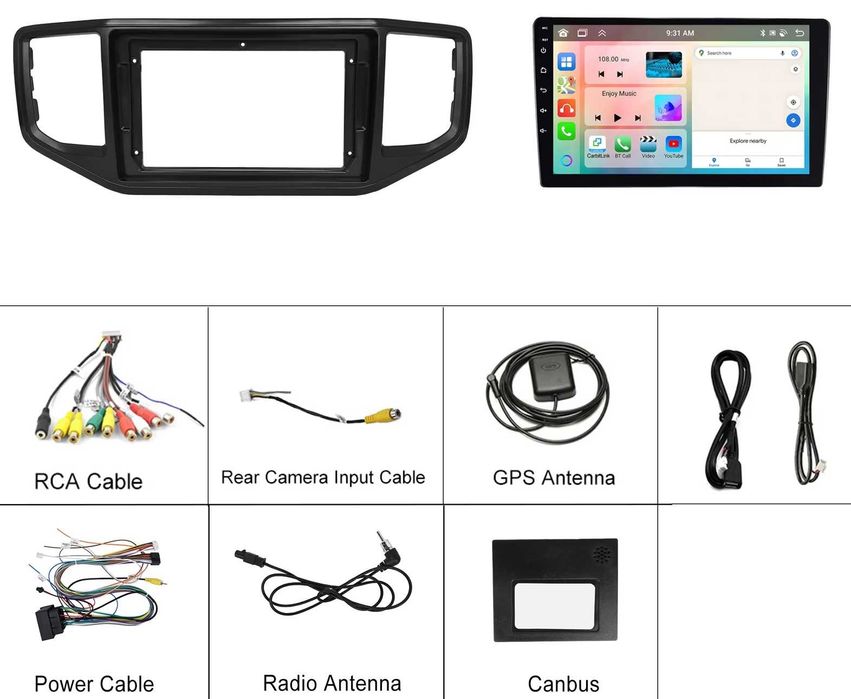 Мултимедия за VW Volkswagen Amarok Двоен дин навигация Android Амарок
