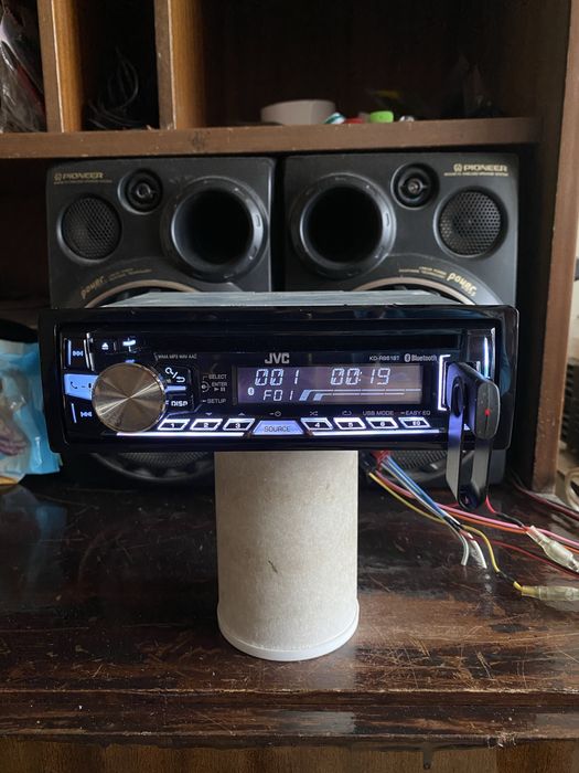 JVC KD-R961BT- НАЙ ВИСОК КЛАС 4.8V!!-USB Bluetooth CD Радио за кола сд