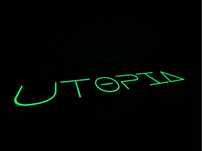 Reclamă LED Neon „UTOPIA” – 2000x400 mm
