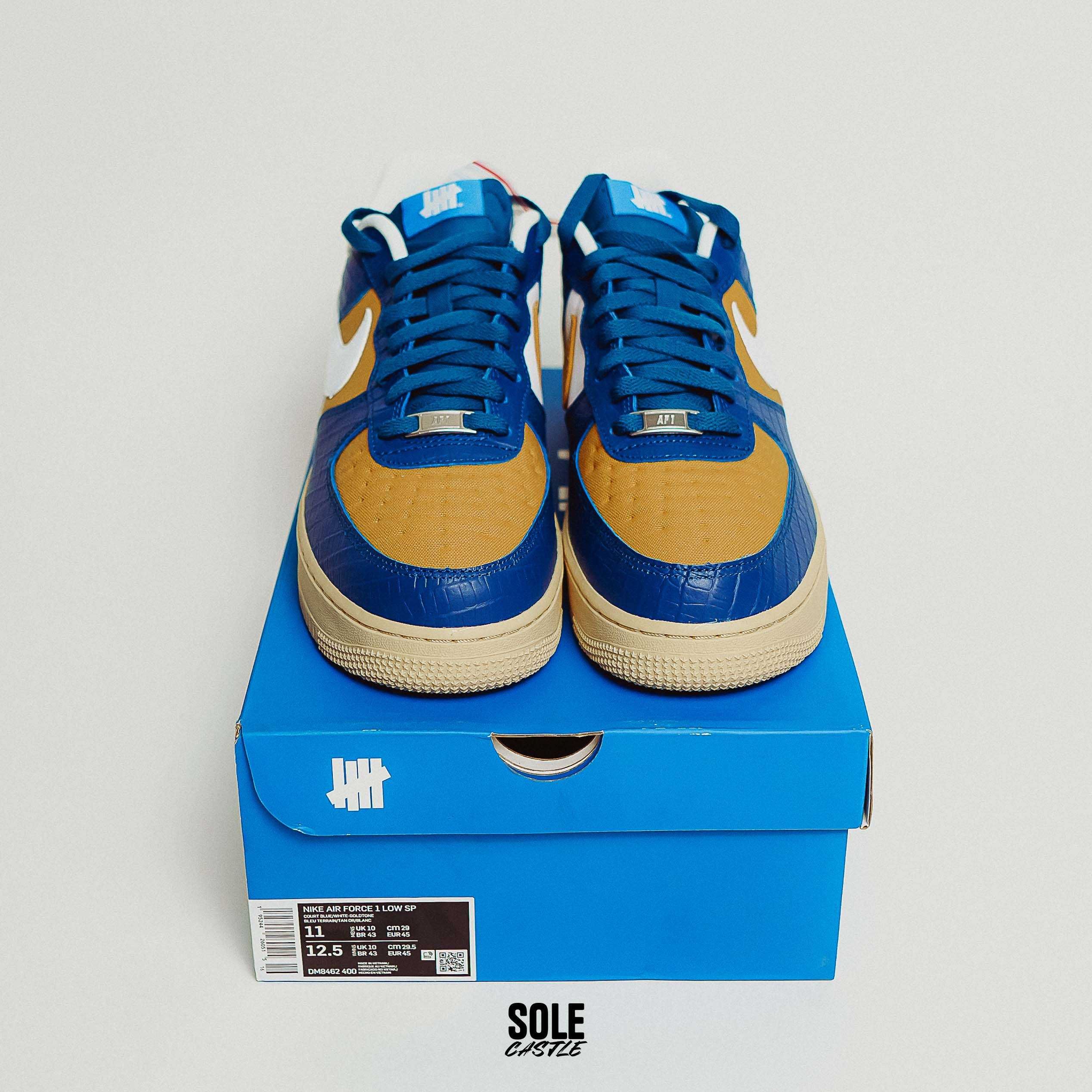 Nike Air Force 1 Low SP x Undefeated '5 On It Blue Yellow Croc’