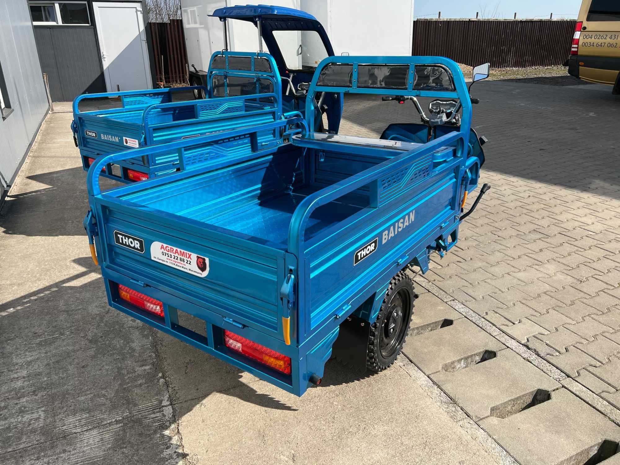 Tuk Tuk triciclu Thor Baisan 1800 w cu bena AGRAMIX nou