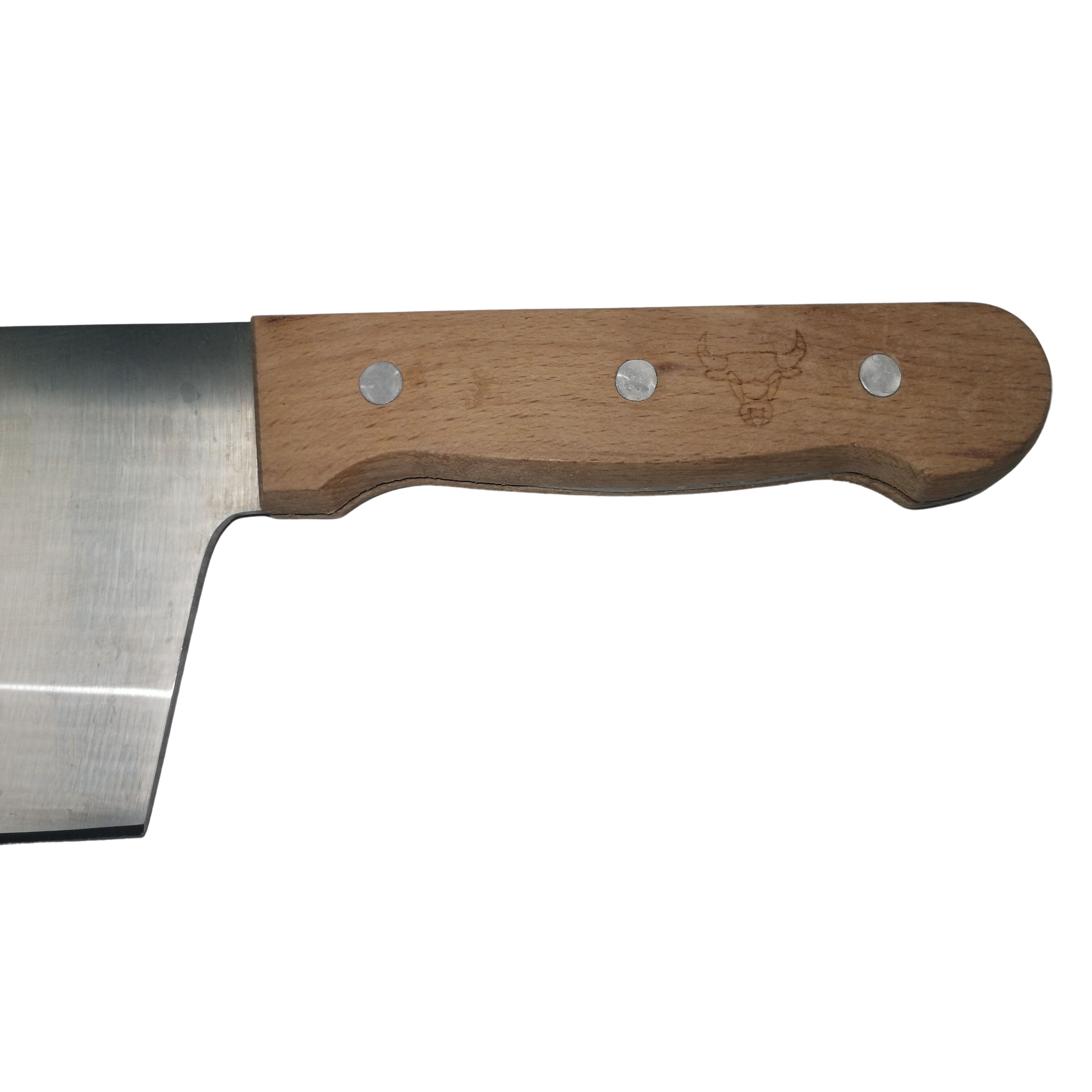 Satar, Chop Master, otel inoxidabil, 35 cm, maner lemn, argintiu