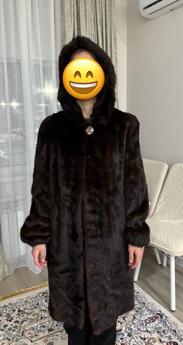 Норковая шуба в хорошем состоянии