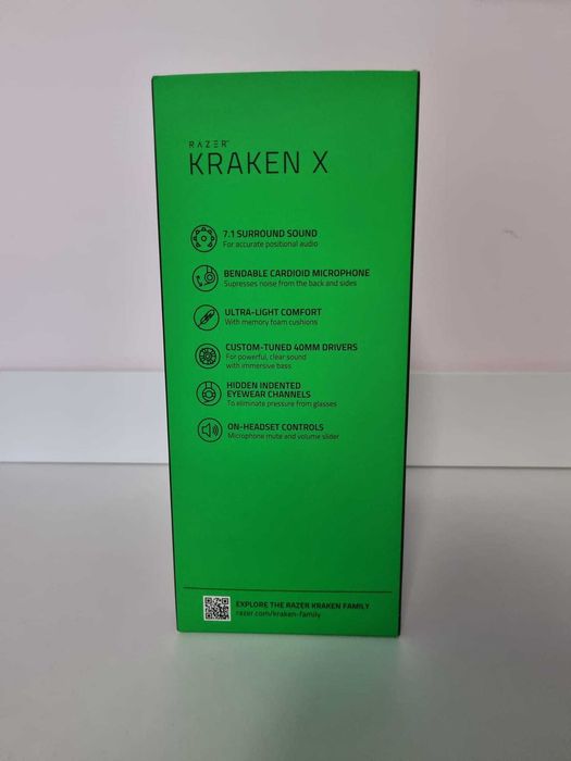 Casti gaming Kranken X Lite, surround Virtual - NOU