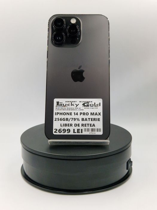 Iphone 14 Pro Max 256Gb/79% Baterie Garantie! #47616