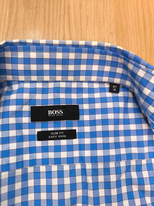 Мъжка карирана риза Hugo Boss