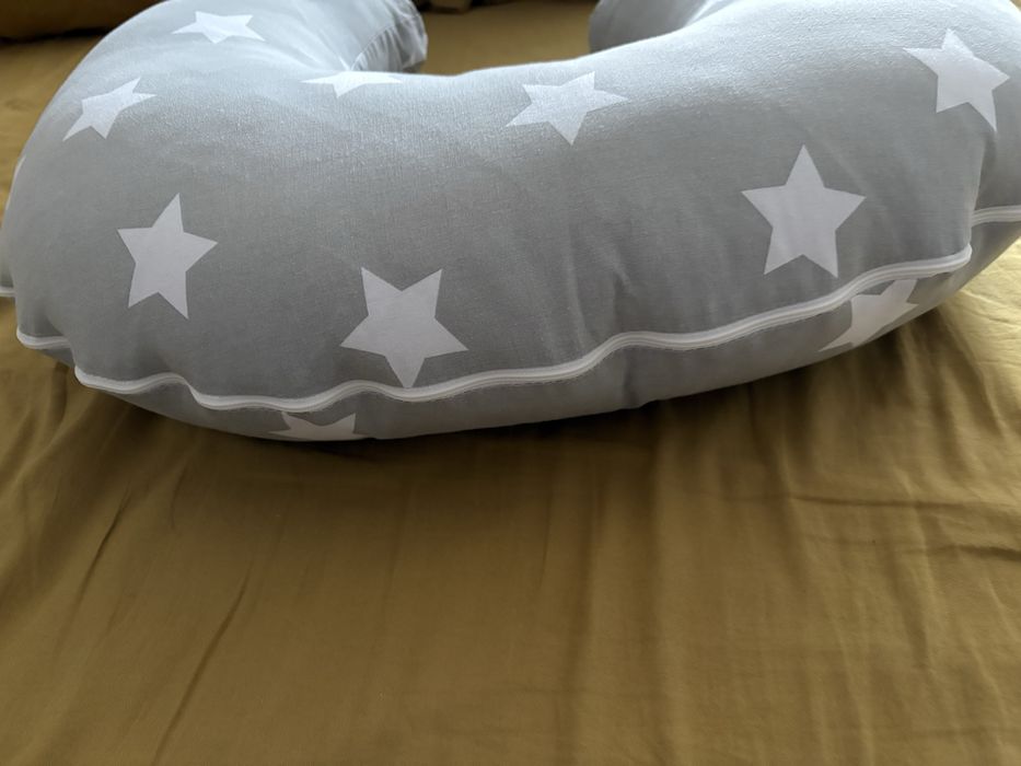 Lorelli Възглавница за кърмене Happy звезди сиво