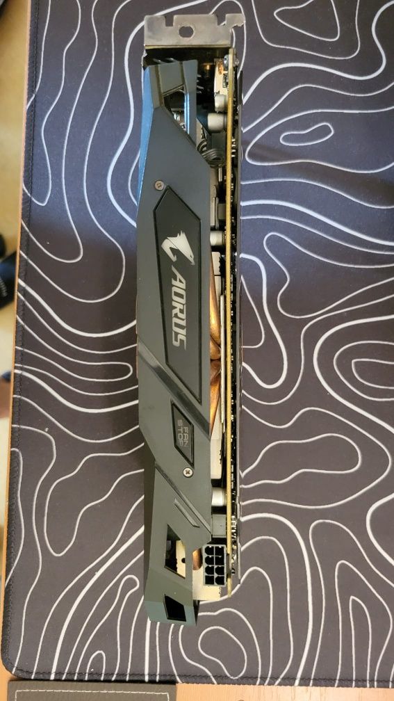 Piese/defect gigabyte aorus rx 570 VRAM/90mm/rgb