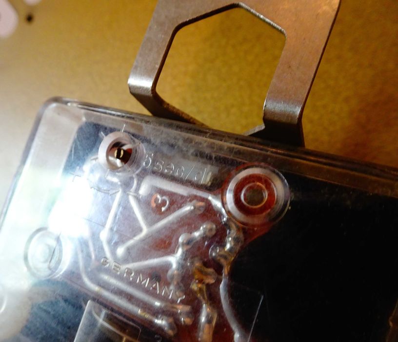 Немски бронзов стенен часовник Richter,перфектен.