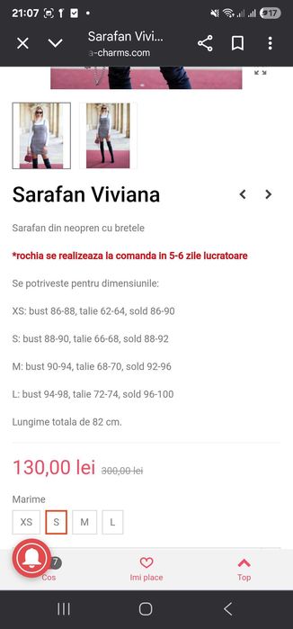 Rochie tip sarafan Diva Charms