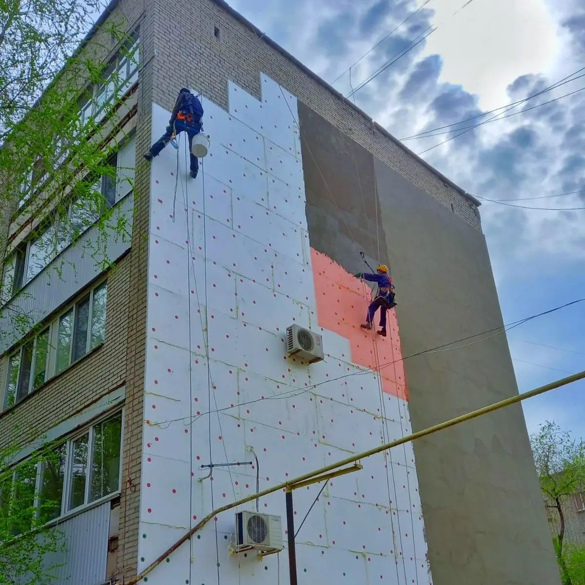 Утепление квартир Альпинисты Мойка Промышленный альпинист Ремонт