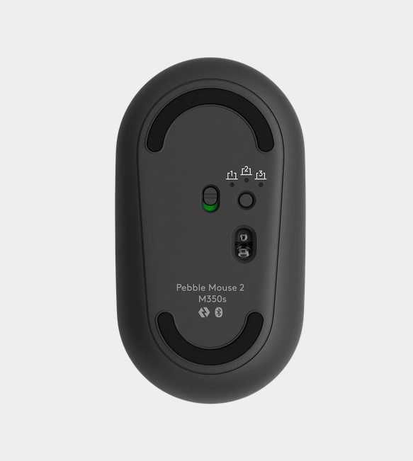 Mouse Logitech Pebble 2 M350s, Bluetooth, 400-4000 dpi, Tonal Graphite