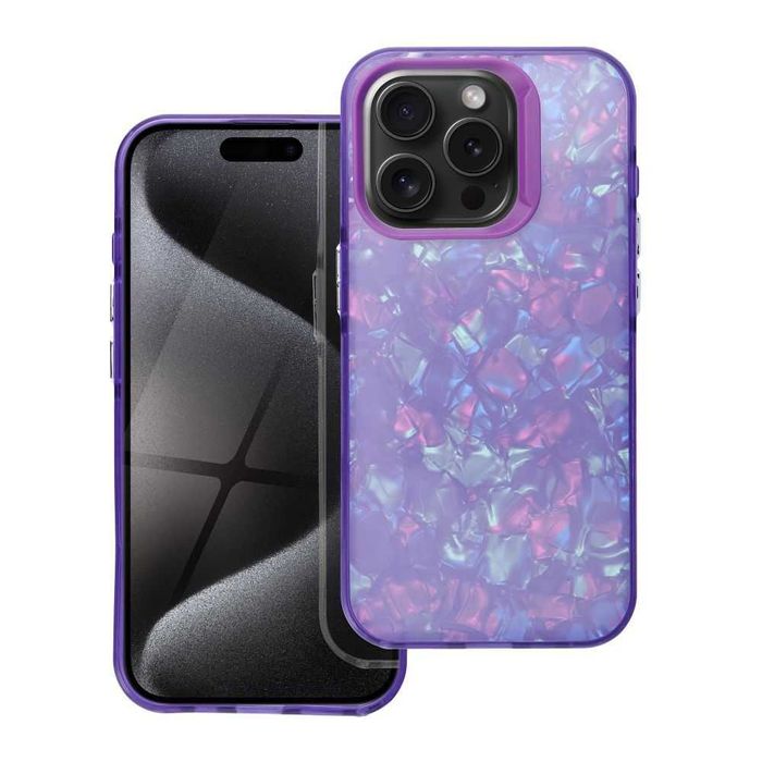 Husa iPhone 16 . 16 Pro . 16 Plus . 16 Pro Max - Tutti Frutti - Violet