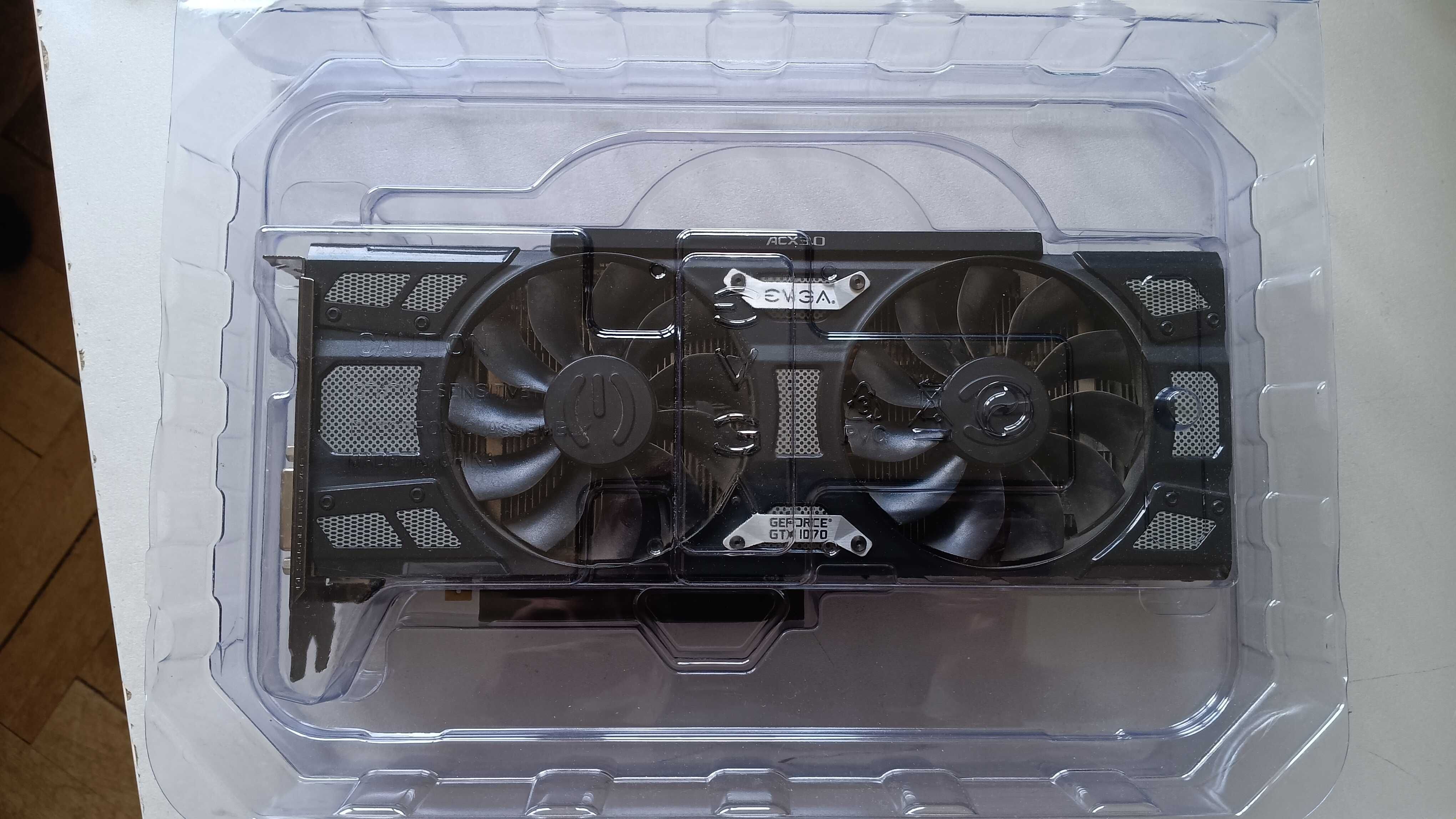 видеокарта EVGA SUPERCLOCKED GeForce GTX 1070, 8GB, ACX 3.0 & LED