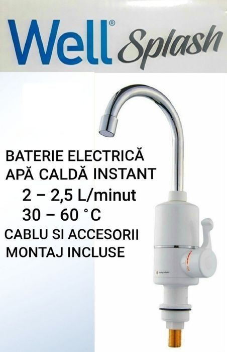 BATERIE ELECTRICĂ pentru Apă caldă instant NOUĂ- 120 Lei