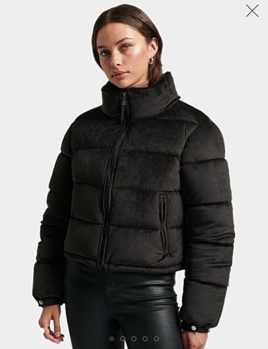 Superdry velvet jacket / Зимно яке