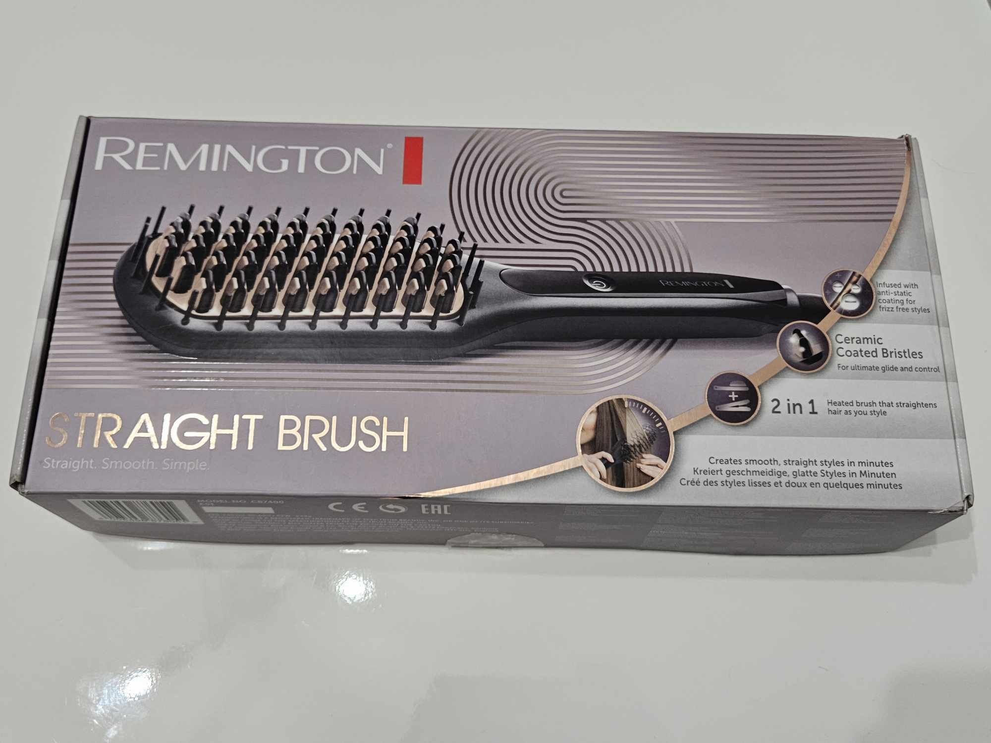 Remington Straight Brush - Perie de indreptat parul - CB7400