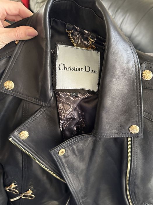 Яке от естествена кожа DIOR