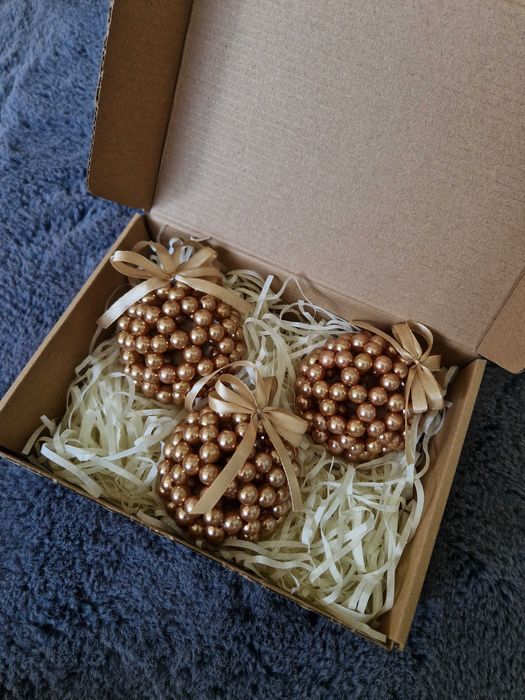 Set globuri Crăciun 70 mm handmade