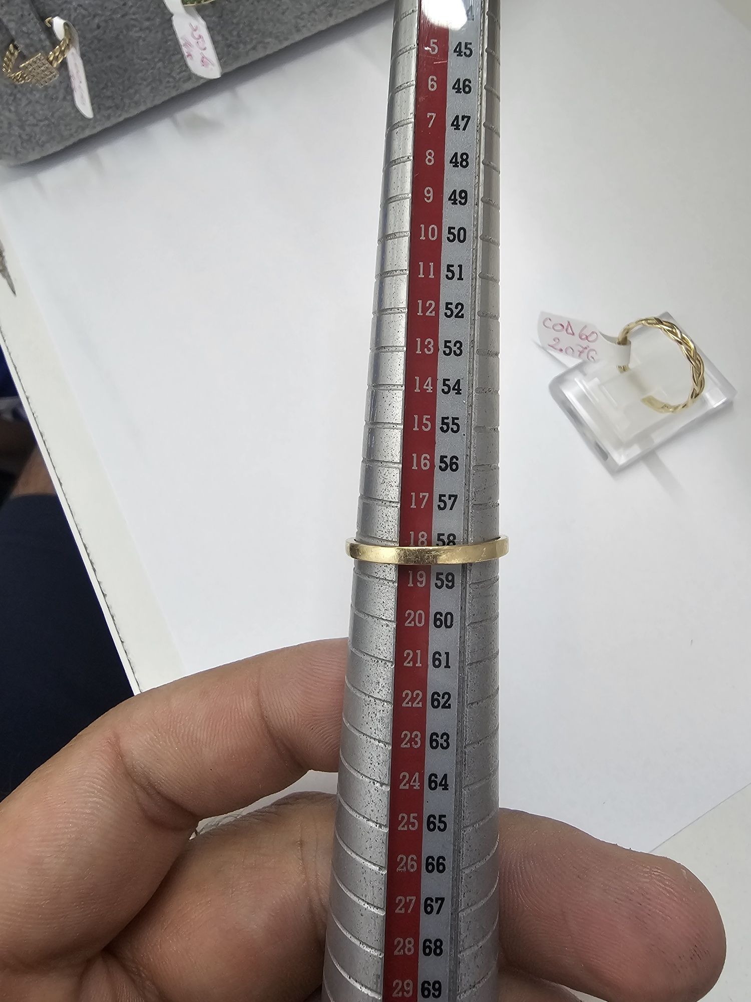Vand inel dama din aur 14 k 2.36 g cod 34