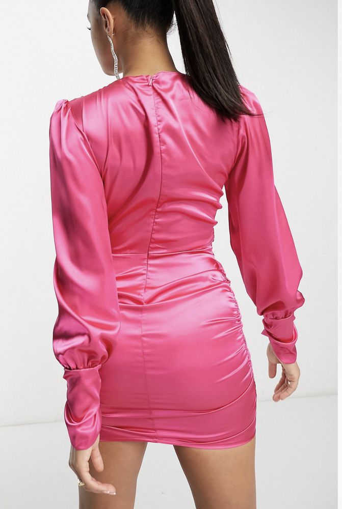 Rochie Satin Roz M