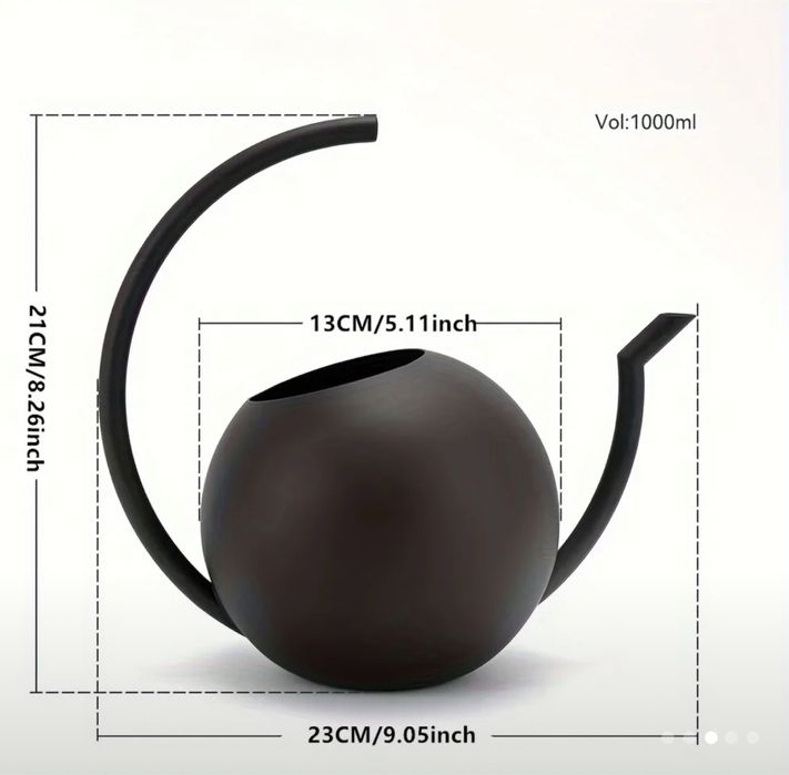 Stropitoare eleganta din  metal negru mat