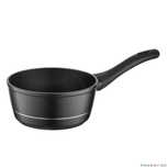 Cratita din aluminiu cu coada, 16 cm, 1L, cu invelis aderent negru,