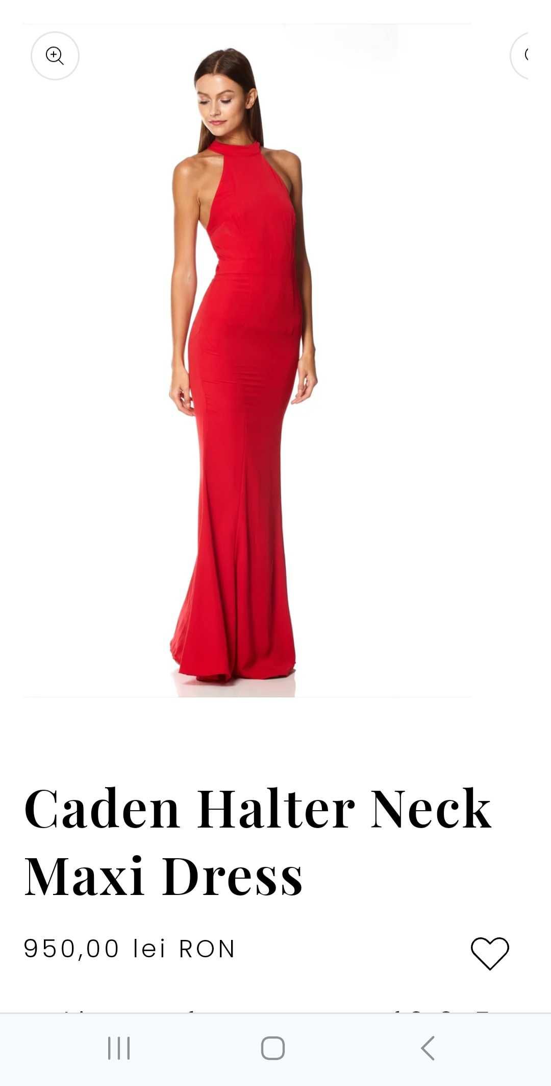 Rochie eleganta cu trena