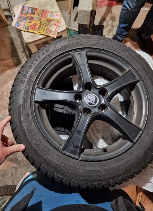 Roti iarna Borbet 5×112  215/55/17 Volkswagen Passat Skoda Superb Octa