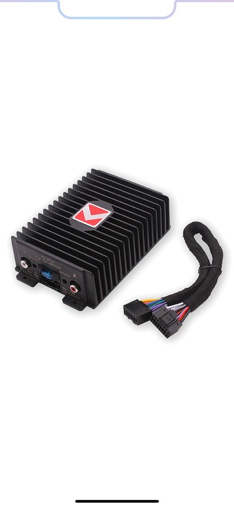 Amplificator auto DSP, ajustare EQ, negru, 4 x 80W
