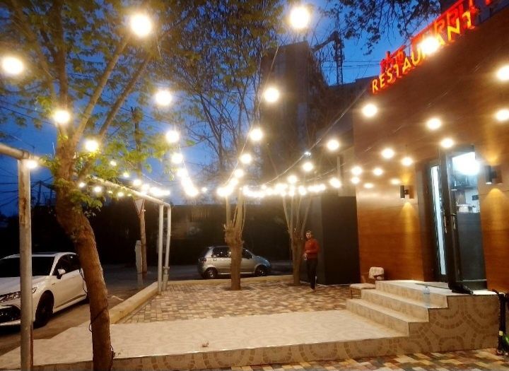 Retro gerlanda, fasad fonarlari | Ретро гирлянда, уличное освещение